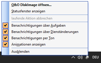O&O DiskImage TrayIcon